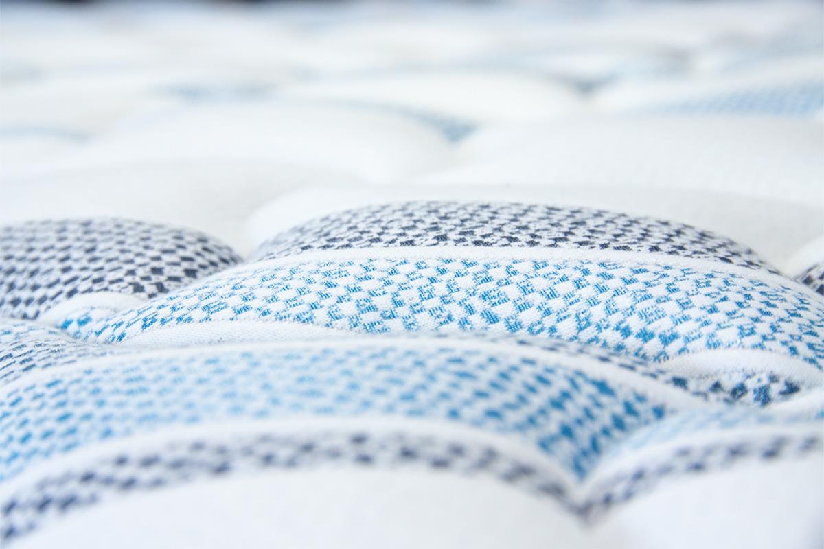 close up of the dove collection mattress cover