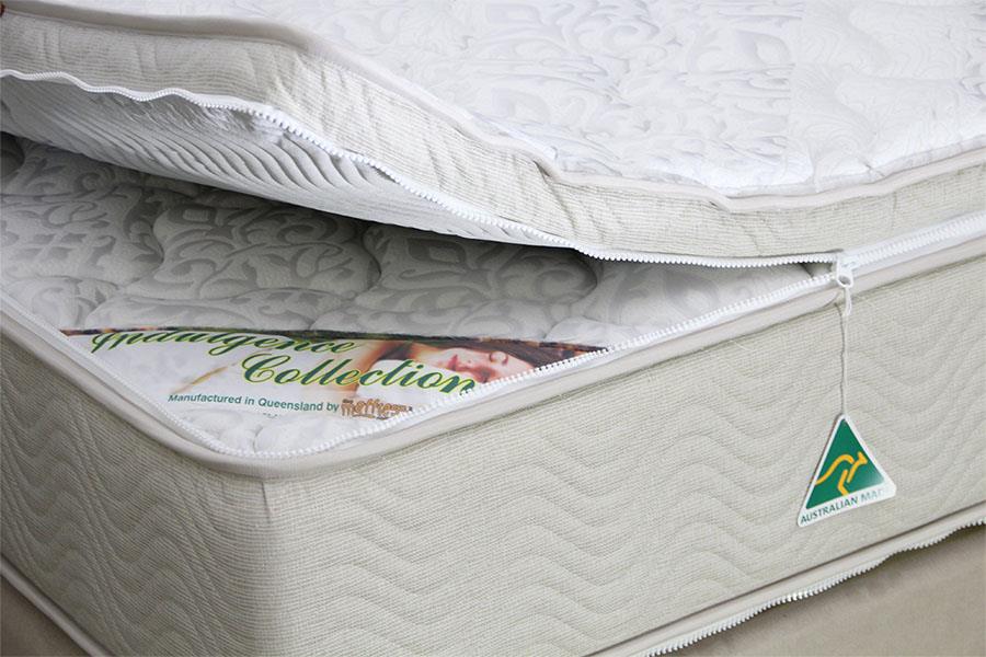 the indulence collection mattress close-up