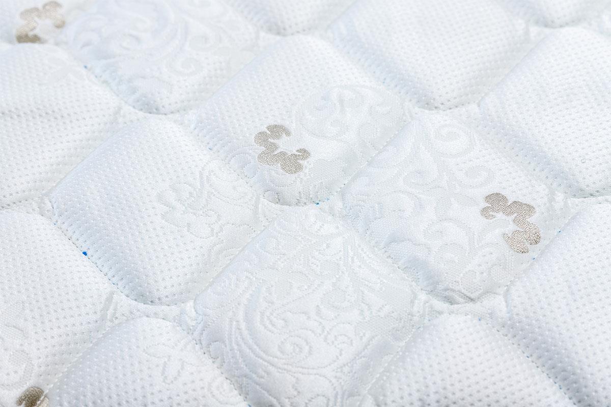 close-up of the opulence collection mattress cover